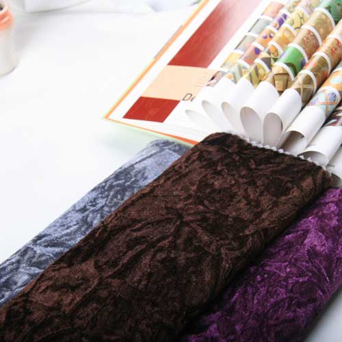 crushed velvet upholstery